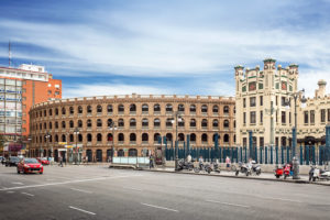 Bullfighting Arena Plaza de Toros in Valencia,Spain Bullfighting Arena Plaza de Toros in Valencia,Spain